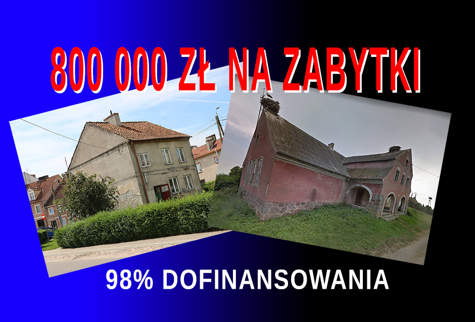 Ilustracja do informacji: Dostaliśmy blisko 800 000 złotych na ratowanie zabytków