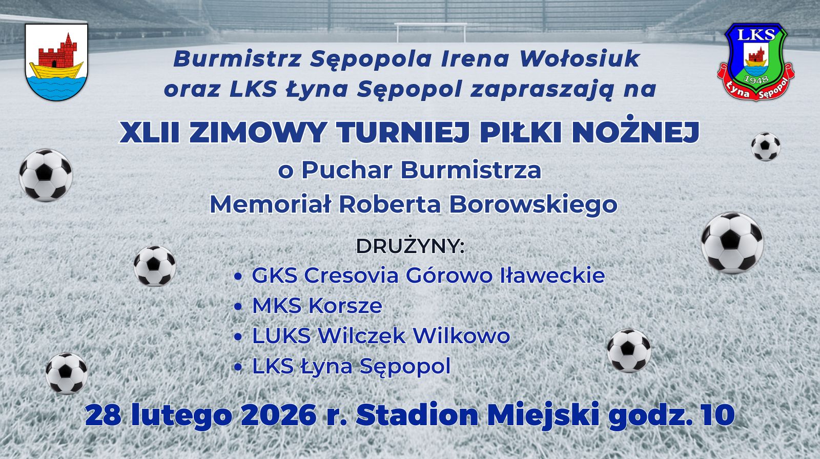 Ilustracja do informacji: XLII Zimowy Turniej Piłki Nożnej