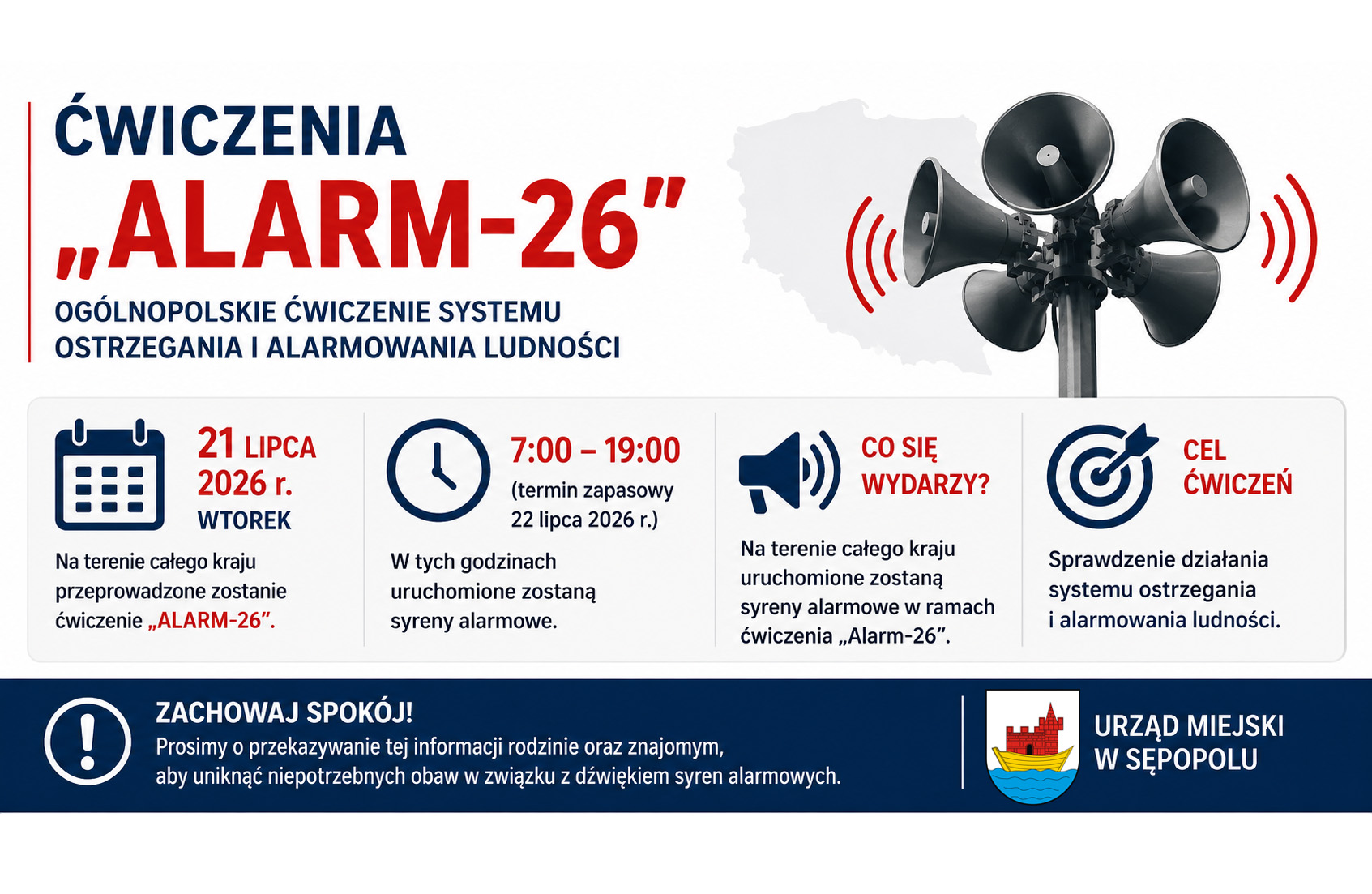 Ilustracja do informacji: Ćwiczenia "ALARM-26"