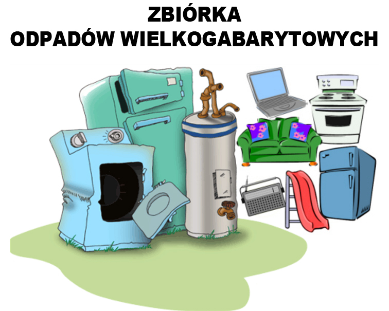 Ilustracja do informacji: UWAGA - bezpłatny wywóz odpadów wielkogabarytowych